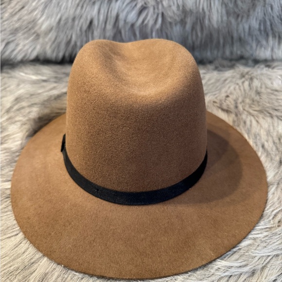 Alxiliary Stylish Brown & Black Fedora Hat Size S/M - Picture 9 of 10